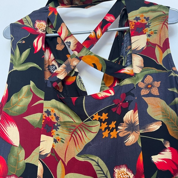 Vintage Floral 🌺 Button Maxi Dress 🖤 - Picture 5 of 10